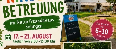 Event-Image for 'Kinder Ferien Berteuung im Naturfreundhaus Solingen Wald'