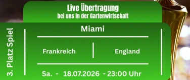 Event-Image for 'WM 2026 &ndash; Spiel um Platz 3: Frankreich vs. England LIVE'