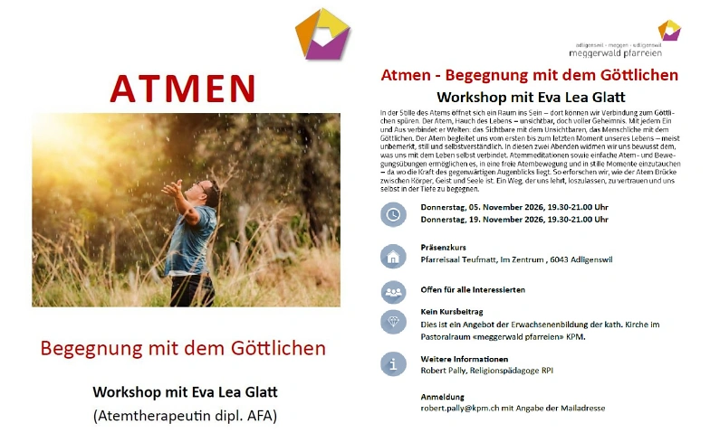 Event-Image for 'Atmen - Begegnung mit dem G&ouml;ttlichen'