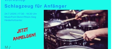 Event-Image for 'Workshop: Schlagzeug f&uuml;r Anf&auml;nger'