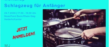 Event-Image for 'Workshop: Schlagzeug f&uuml;r Anf&auml;nger'