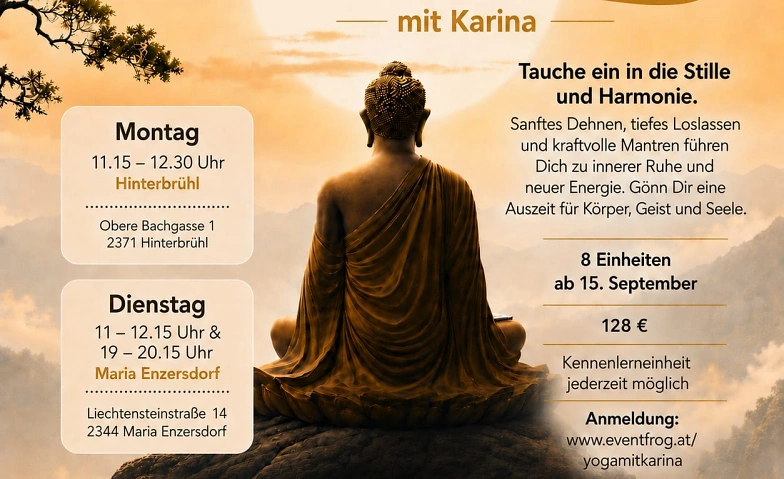 Yin Yoga - Dienstag Abend, Maria Enzersdorf Tickets