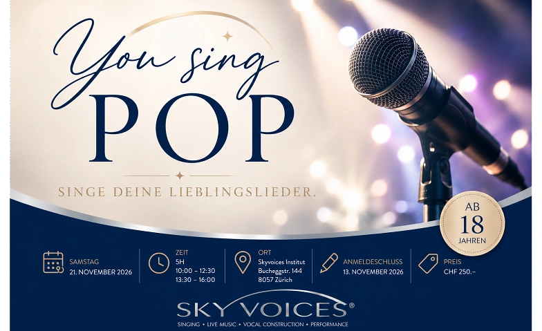 Gesangskurs: You sing POP