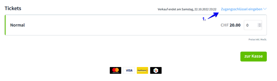Zugangsschl&uuml;sseln f&uuml;r Hilfebereich TK I