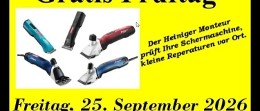 Event-Image for 'Gratis Schermaschinenpr&uuml;ftag'