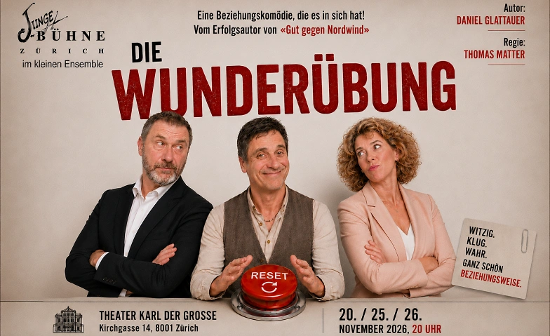 Event-Image for 'Theater: "Die Wunder&uuml;bung", Kom&ouml;die von Daniel Glattauer'