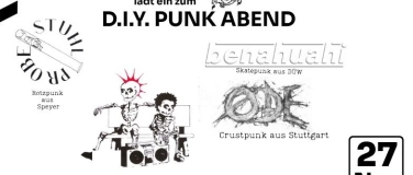 Event-Image for 'D.I.Y. Punk Abend mit Stuhlprobe, &Ouml;de, Benahuahi'