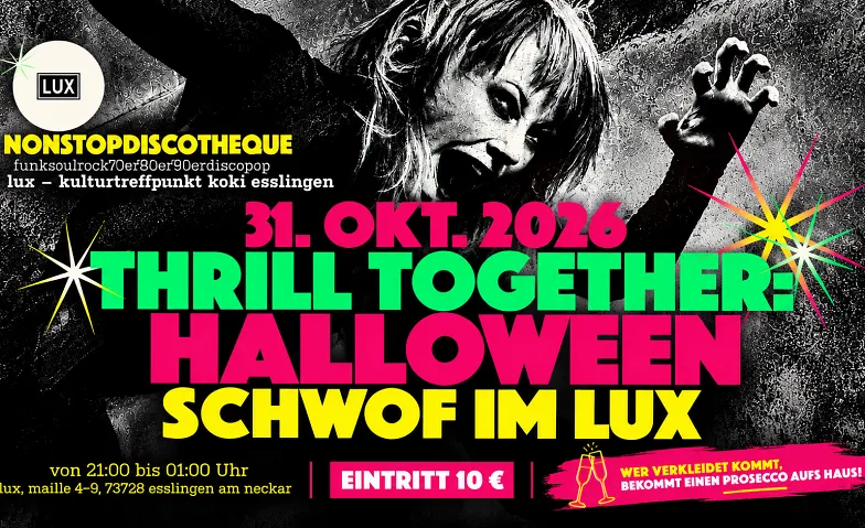 Thrill Together - Halloween-Schwof