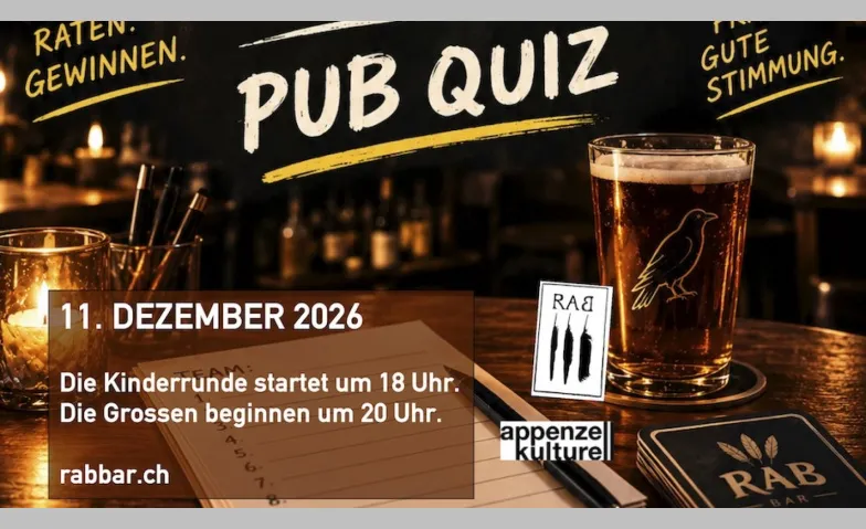 QUIZBAR, Divers, rabbar