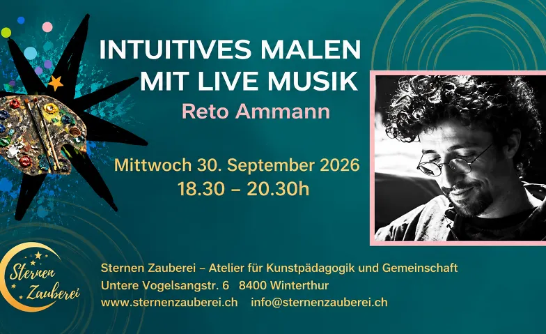 Intuitves Malen mit Livemusik-Reto Ammann