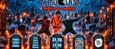 Event-Image for 'RETRO CLASH 80s 90s 2000s Halloween Party K&ouml;ln // 31.10. Glo'