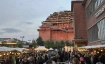 Nachtflohmarkt vor der Rindermarkthalle St.Pauli