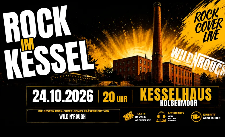 ROCK IM KESSEL Kolbermoor – Live Konzert, Rock-Hits & Afterp