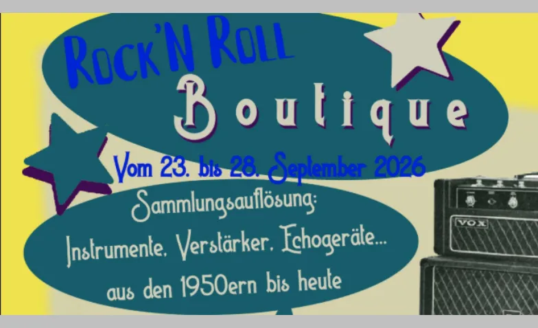 Event-Image for 'Roger & Tobi - Vintage Gear Shop'