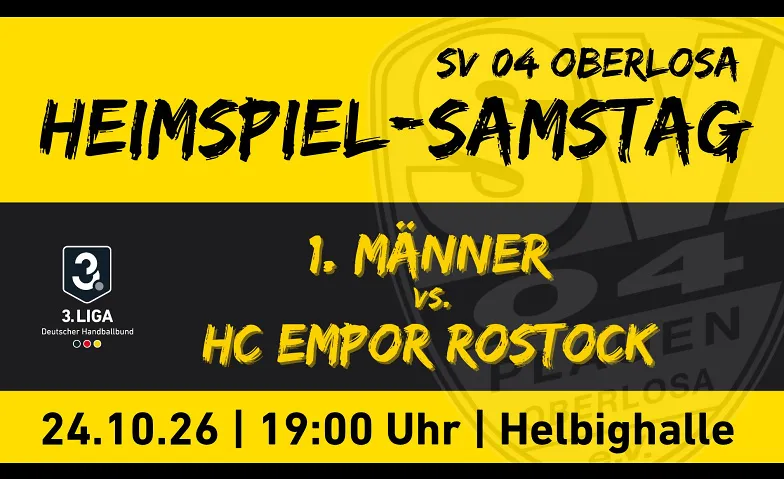 Heimspiel SV 04 Oberlosa vs. HC Empor Rostock