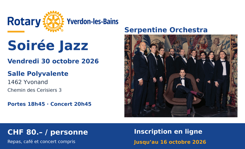 Soirée Jazz à Yvonand · Serpentine Orchestra