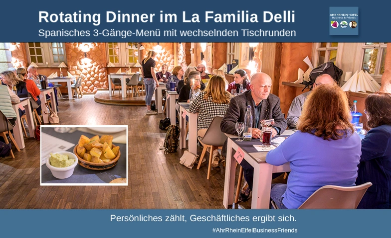 Rotating Dinner im La Familia Delli La Familia Delli, Marktplatz 12, 53474 Bad Neuenahr-Ahrweiler Tickets