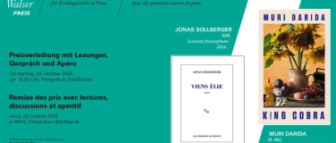 Event-Image for 'Prix Robert Walser 2026: remise de prix, lectures et ap&eacute;ro'