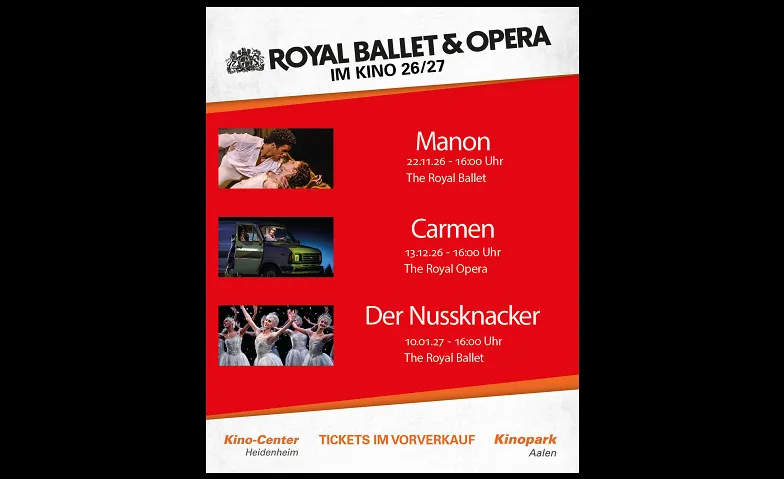 RBO 2026/27: Carmen The Royal Opera, Klassik & Opern / Oper & Operette, Kino-Center