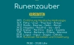Runenzauber - Kurs f&uuml;r Anf&auml;nger