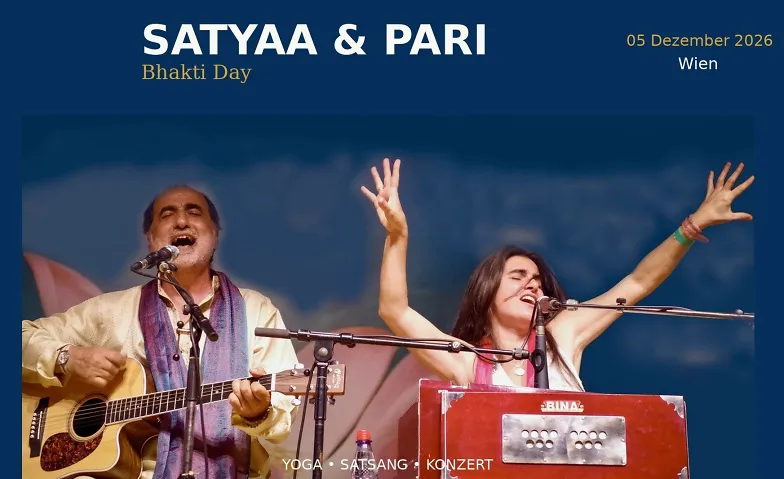 Satyaa & Pari – Bhakti Day Wien, Konzerte / Weitere Musikrichtungen, Wiener Volksliedwerk, Bockkeller - Spiegelsaal