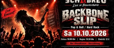 Event-Image for 'Sa 10.10.2026 - Live Konzert Backbone Slip im Schabreu'