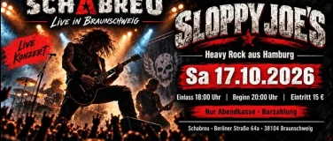 Event-Image for 'Sa 17.10.2026 - Live Konzert Sloppy Joe&rsquo;s im Schabreu'