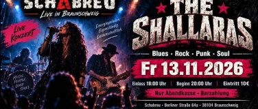 Event-Image for 'Fr 13.11.2026 - Live Konzert The Shallaras im Schabreu'