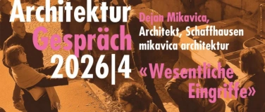 Event-Image for 'Scharf Architekturgespr&auml;ch: Wesentliche Eingriffe'