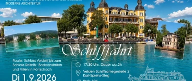 Event-Image for 'Schiff W&ouml;rthersee Architektur 1.Sept'
