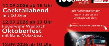 Event-Image for 'Feuerwehr Weilbach Oktoberfest'