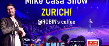 Event-Image for '2 DEC: Mike Casa Stand-up Comedy Show @ROBIN'S ZURICH!'