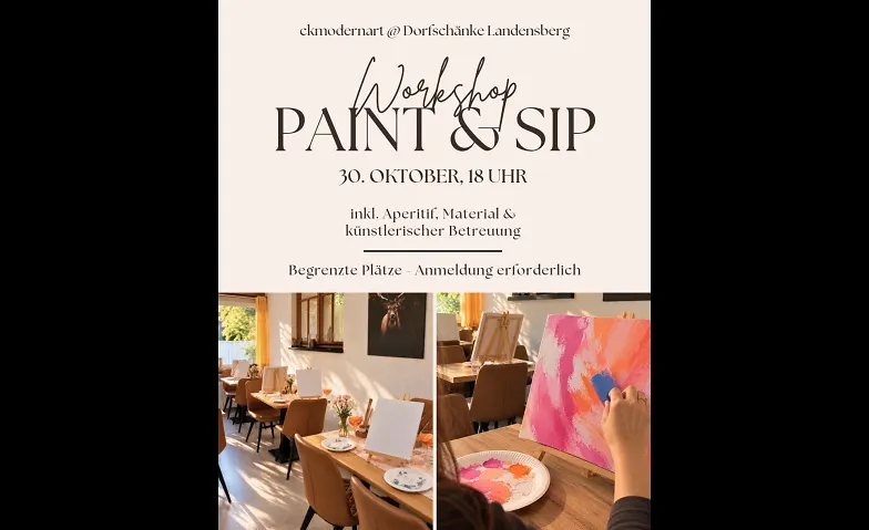 Paint & Sip Landensberg Halloween, Cours & Séminaires / Loisirs & Hobby, Dorfschänke Kreuz Landensberg