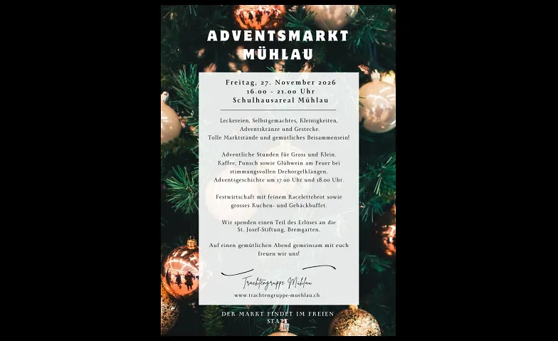 Adventsmarkt Mühlau, Märkte / Weihnachtsmarkt, Schulhausareal Mühlau