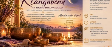 Event-Image for 'Tibetische Klangschalen &ndash; Abnehmender Mond'