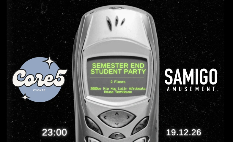 SEMESTER END PARTY Samigo Amusement, Mythenquai 59, 8002 Z&uuml;rich Billets