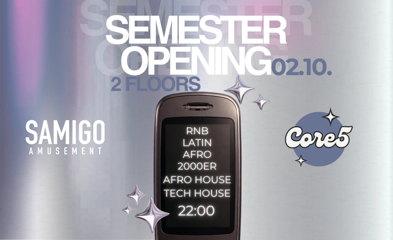SEMESTER OPENING PARTY Samigo Amusement, Mythenquai 59, 8002 Z&uuml;rich Billets