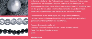 Event-Image for 'Seminar: Die Perle &ndash; Das Perlenspiel'