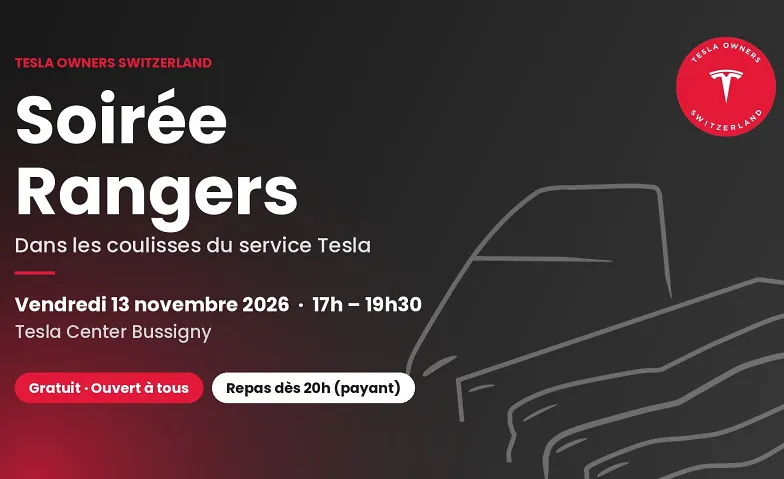 Soirée Rangers – Dans les coulisses du service Tesla, Divers, Tesla Center Lausanne Bussigny