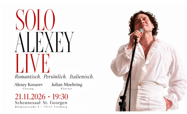 SOLO ALEXEY LIVE, Konzerte / Singer & Songwriter, Scheunensaal im Stubenareal