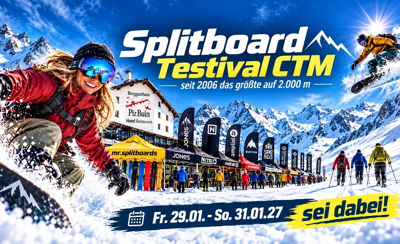 Splitboard-Testival CTM 2027 – Camps & Testival, Sport & Fitness / Sports d'hiver, Berggasthof Piz Buin Bielerhöhe