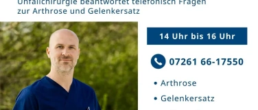 Event-Image for 'Telefonsprechstunde zum Thema Arthrose'