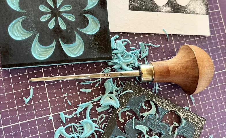 Stempel schnitzen und drucken