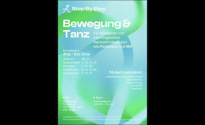 Step by Step Bewegung und Tanz Kurs