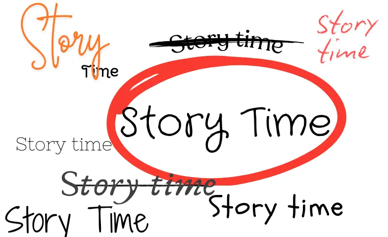 Story Time Storytelling Workshop Billets