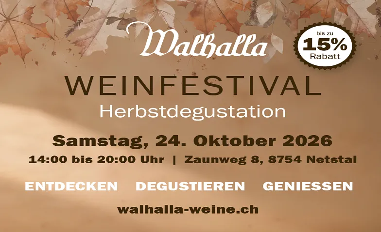 Walhalla Weinfestival, Manger & boire, Walhalladrink AG