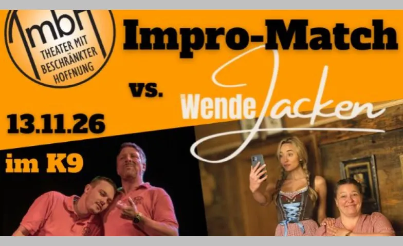 TmbH – das Impro-Match mit den Wendejacken, Théâtre & Scène, K9 Kulturzentrum