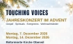 Jahreskonzert im Advent &ndash; Touching Voices