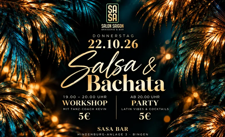 SALSA BACHATA Workshop & Party @ SASA BAR
