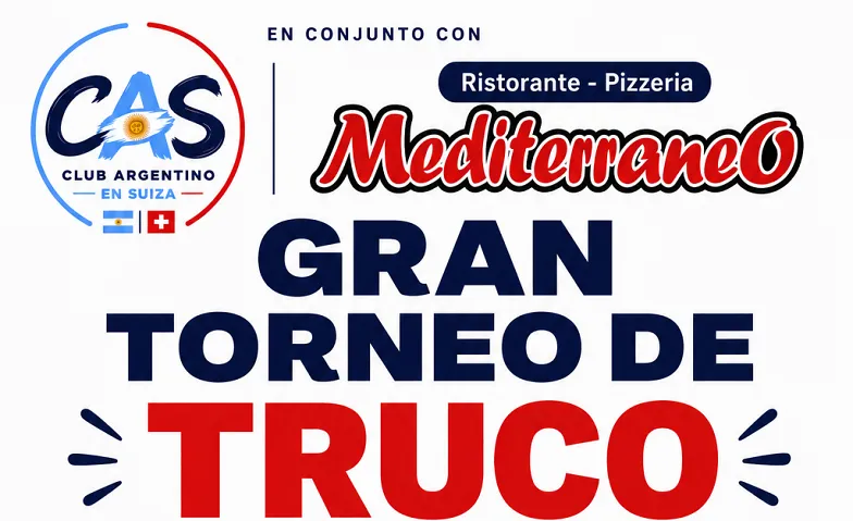 Gran Torneo de Truco – Club Argentino en Suiza